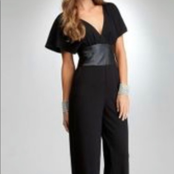 bebe Pants - Bebe Black Jumpsuit